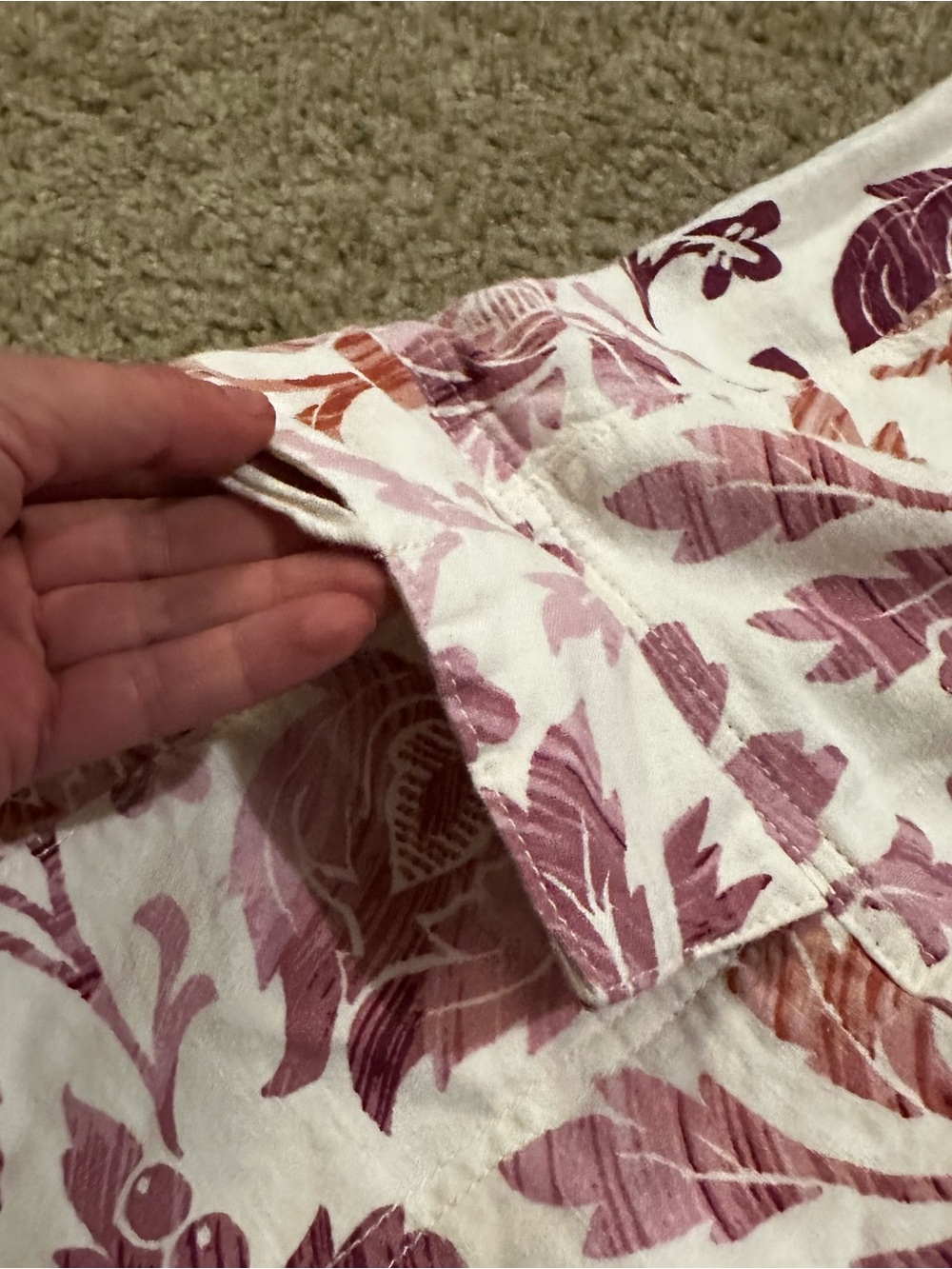 Pilcro Anthropologie Linen Blend Floral Wide Leg Resort Vacay Pants Medium Flare - Picture 10 of 13